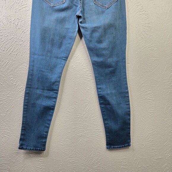 Mother High Waisted Looker Jeans Size 28 Skinny Medium Blue Wash Stretch Denim - Picture 12 of 13